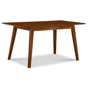 Dining Essentials - Mid-Century Modern Extension Table in Bourbon Oak