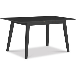 Dining Essentials - Mid-Century Modern Extension Table in Black