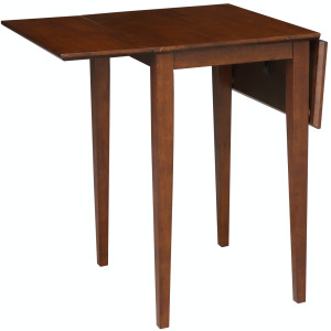 Dining Essentials - Small Drop Leaf Table with Legs in Espresso