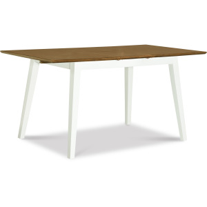 Dining Essentials - Mid-Century Modern Extension Table in Hickory and Shell