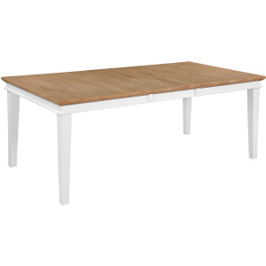 Sanibel Dining - Sanibel Dining Table in Honey and White