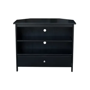 Destinations Collection - Mission Corner TV Stand in Black