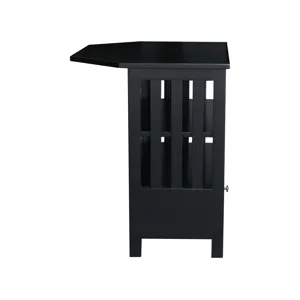 Destinations Collection - Mission Corner TV Stand in Black