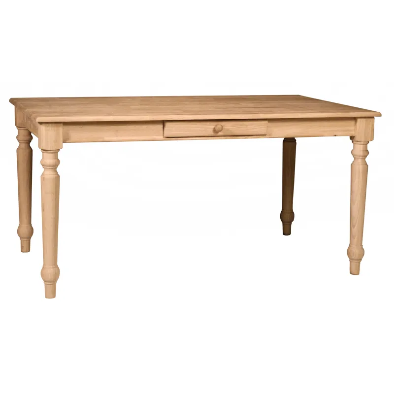 Solid Top Farmhouse Table