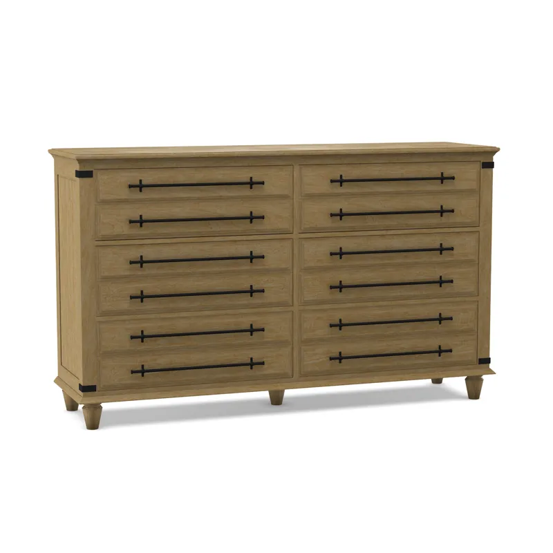 Farmhouse Chic 6-Drawer Dresser