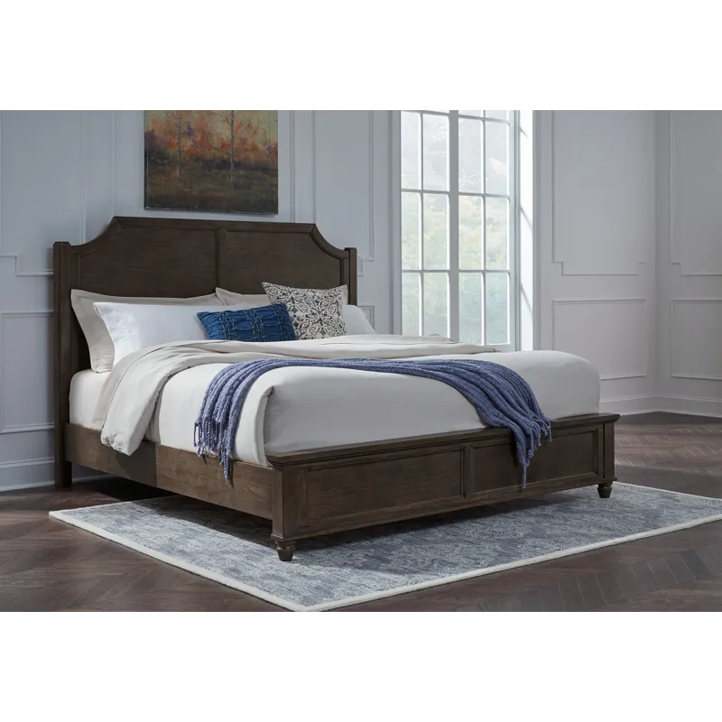Vista Bedroom - The Vista Bed: Available in K, Q, and Tw in Coal