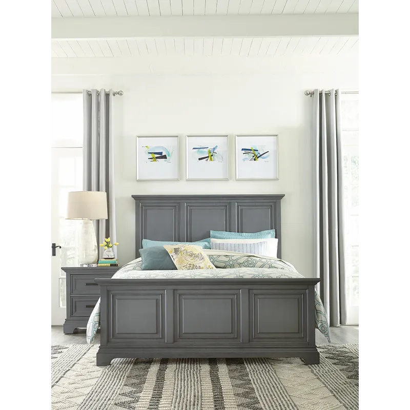 Summit Bedroom - King Bed in Heather Gray
