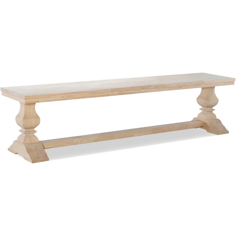 74" Trestle Bench Top & Base