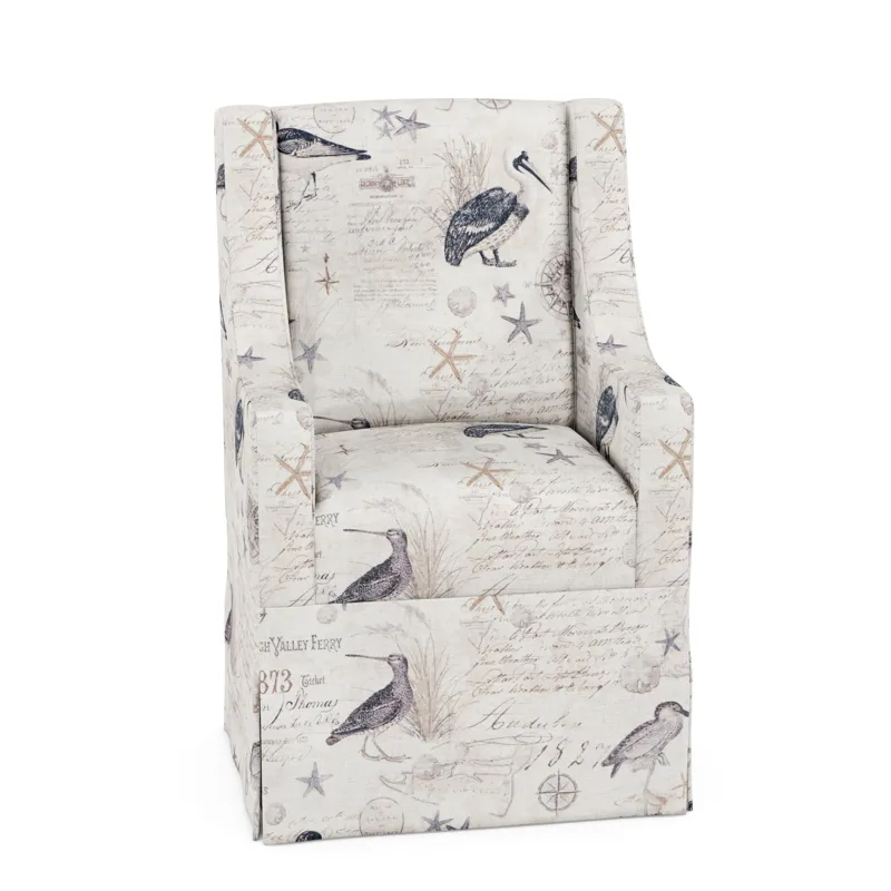 Slope Arm Slip Cover Chair
