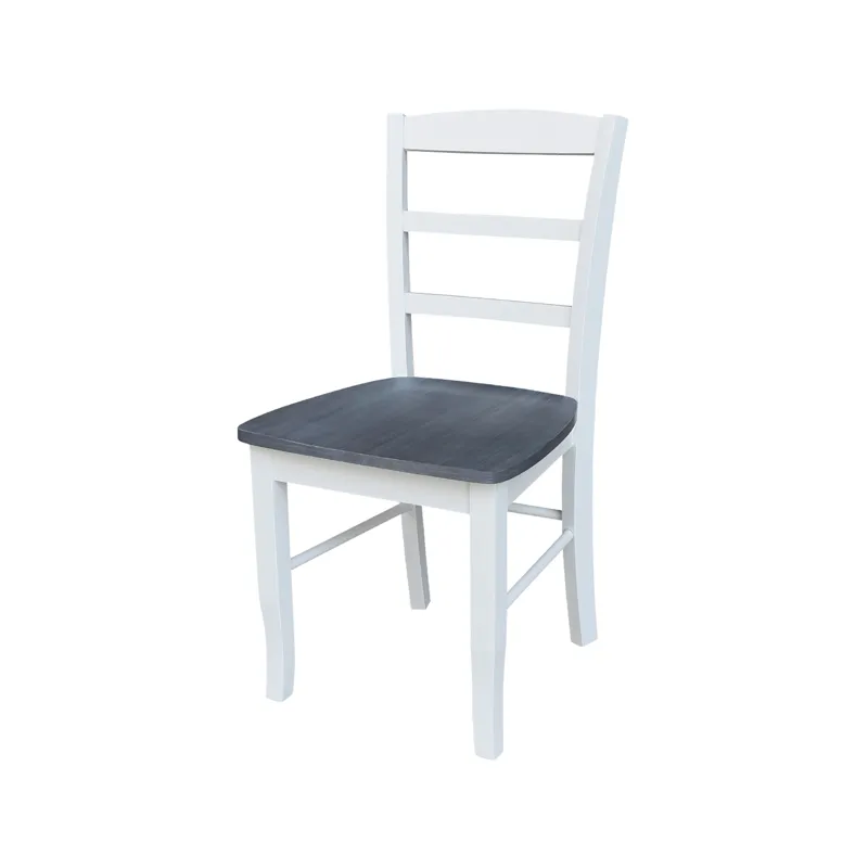 Dining Essentials - Madrid Chair in Heather Gray and White