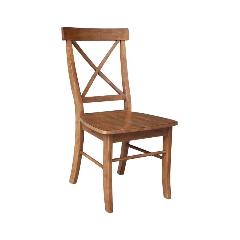 Dining Essentials - X-Back Chair in Bourbon Oak