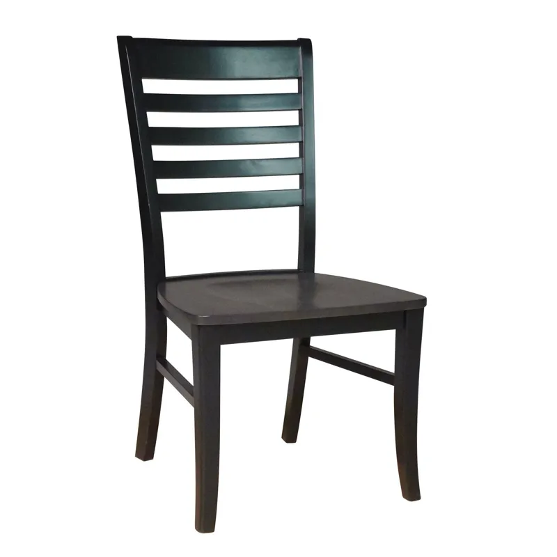 Cosmopolitan Collection - Roma Chair in Coal & Black