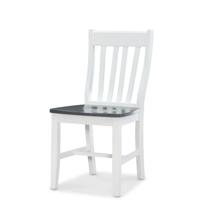Dining Essentials - Cafe Chair in Heather Gray and White