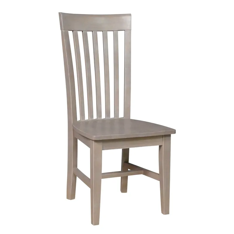 Cosmopolitan Collection - Tall Mission Chair in Taupe Gray