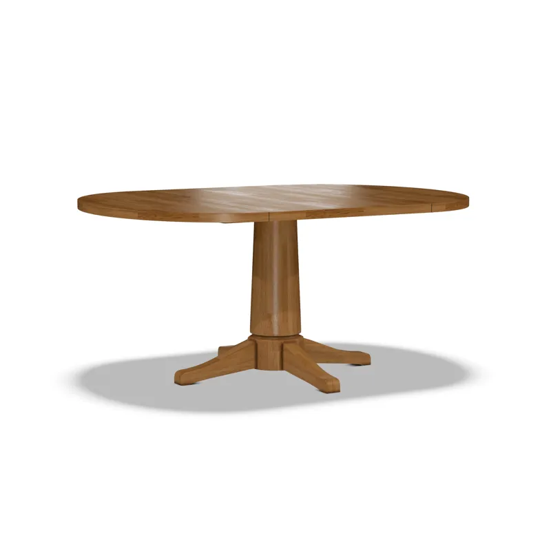 Oval Table Top w/ Traditional Pedestal Base