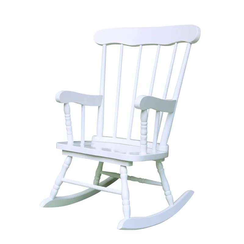 Tykes Collection - Juvenile Rocker in Pure White