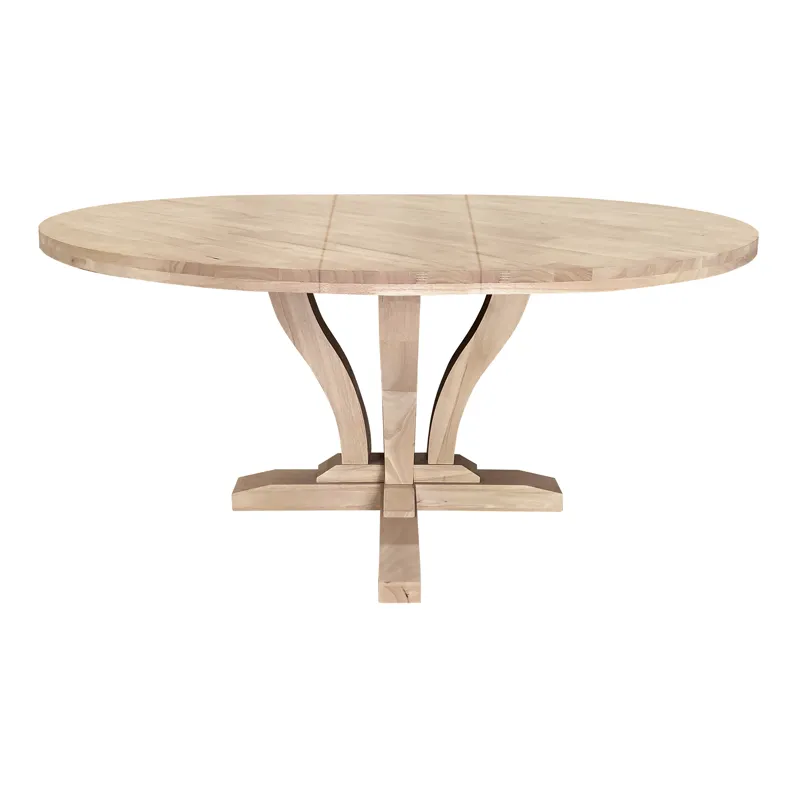 Oval Table Top w/ Elle Pedestal Base