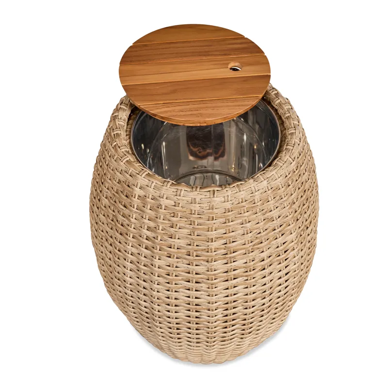 PARKS: Outdoor Living - Biscayne End Table/Ice Bucket