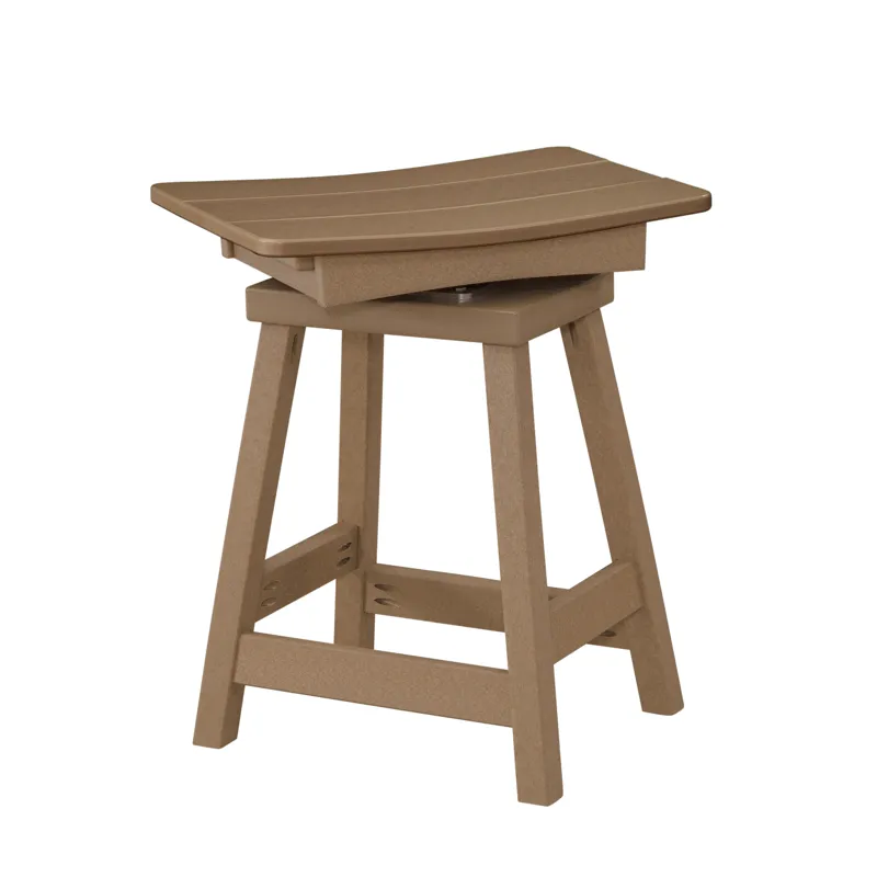 PARKS: Outdoor Living Cape May Saddle Swivel Stool
