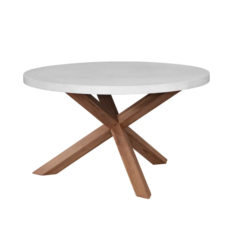 PARKS: Outdoor Living - Shenandoah Round Dining Table in White