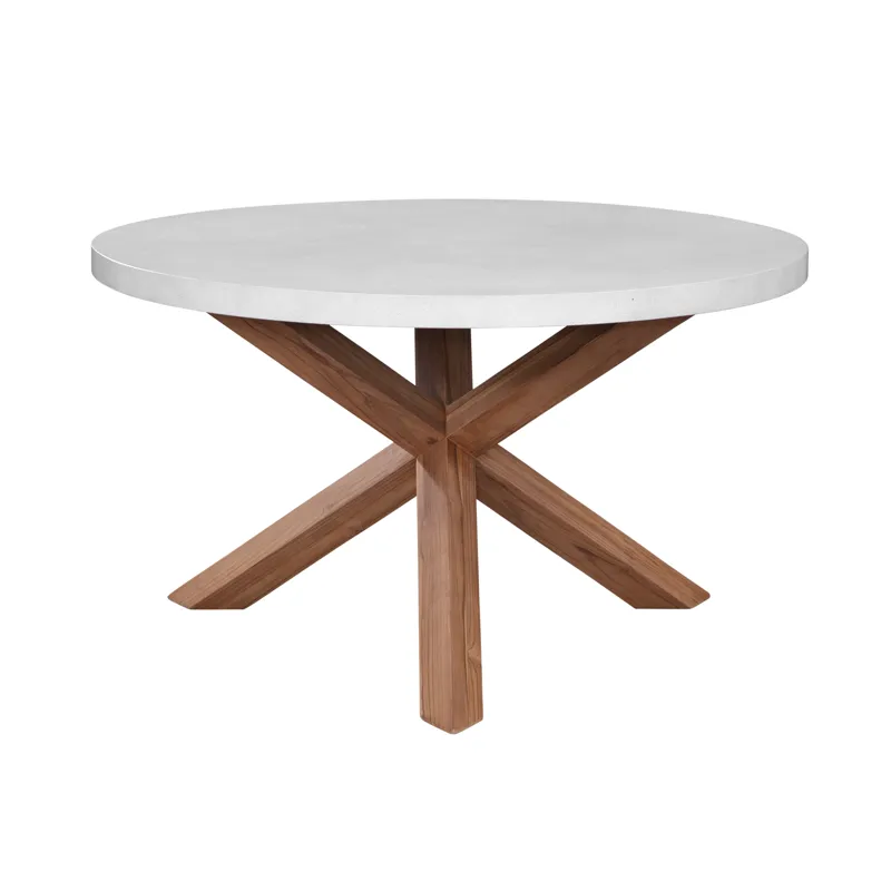 PARKS: Outdoor Living - Shenandoah Round Dining Table in White