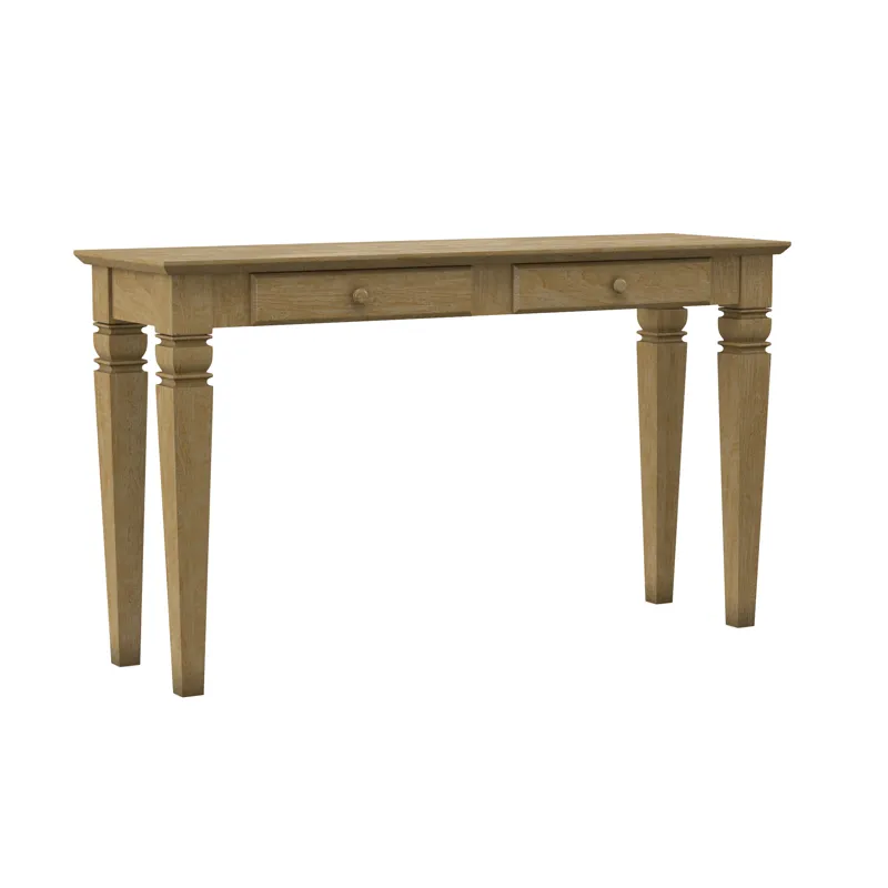 Java Sofa Table w/ Drawers