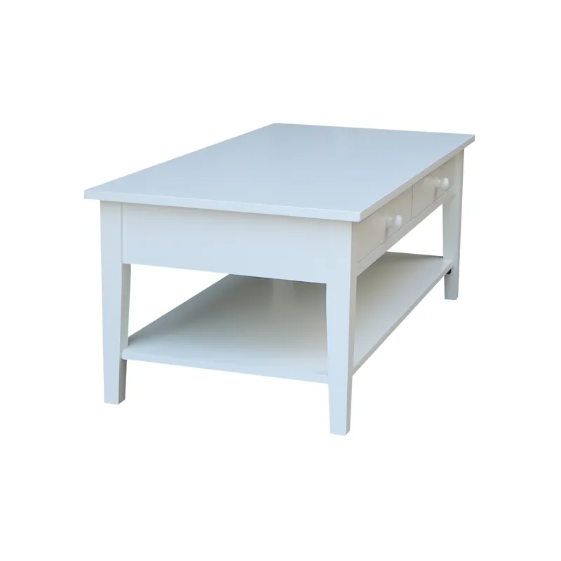 Destinations Collection - Spencer Coffee Table in Pure White