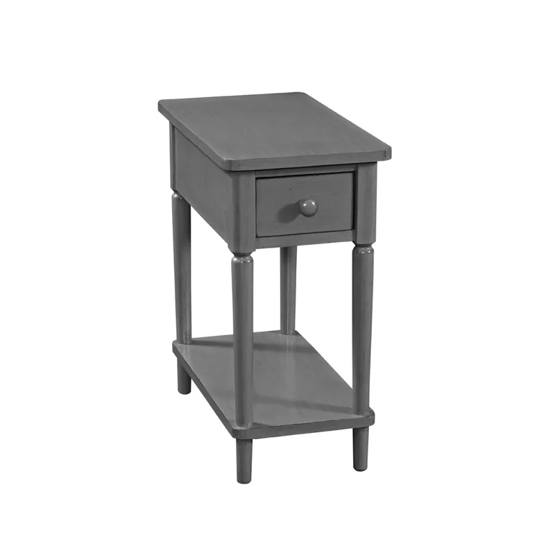 Destinations Collection - Narrow Side Table in Heather Gray