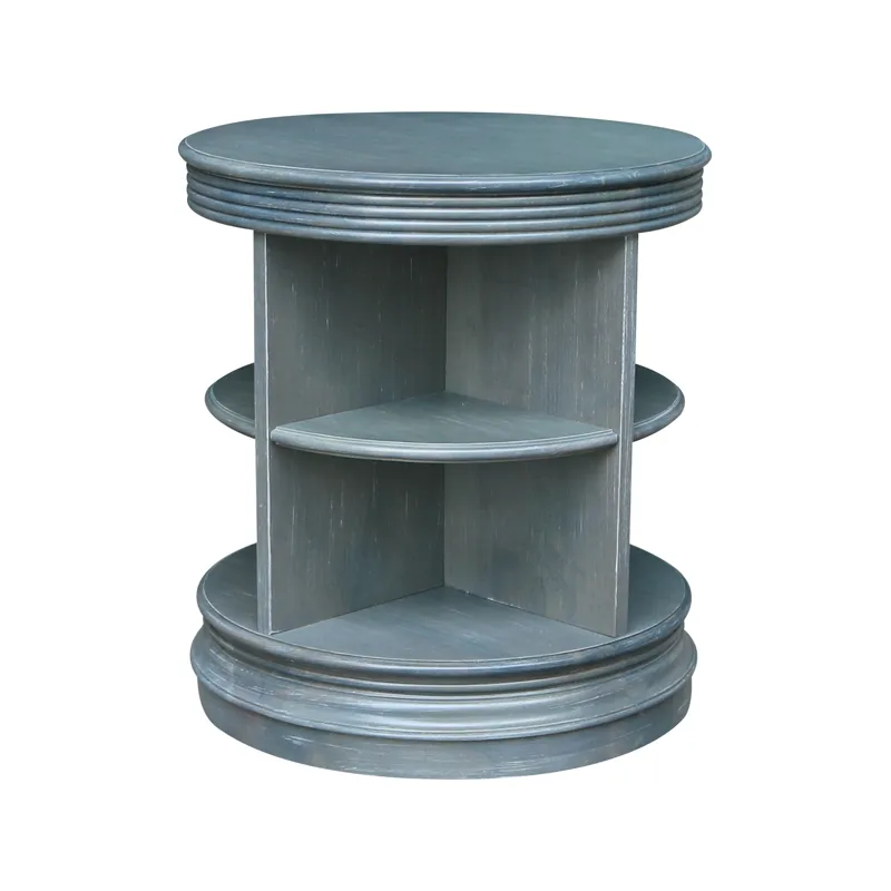Destinations Collection - Library End Table in Heather Gray