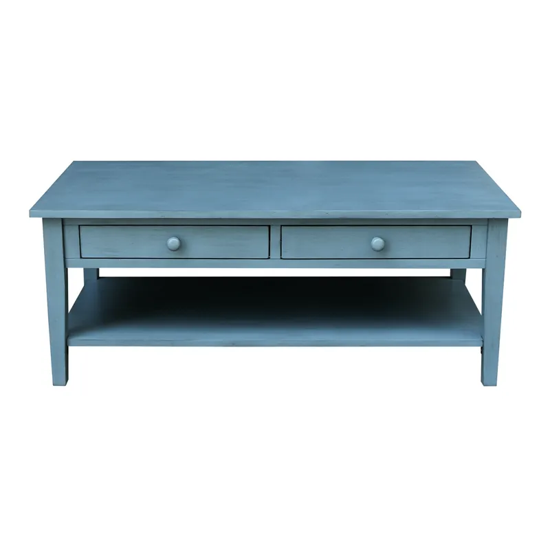 Destinations Collection - Spencer Coffee Table in Ocean Blue