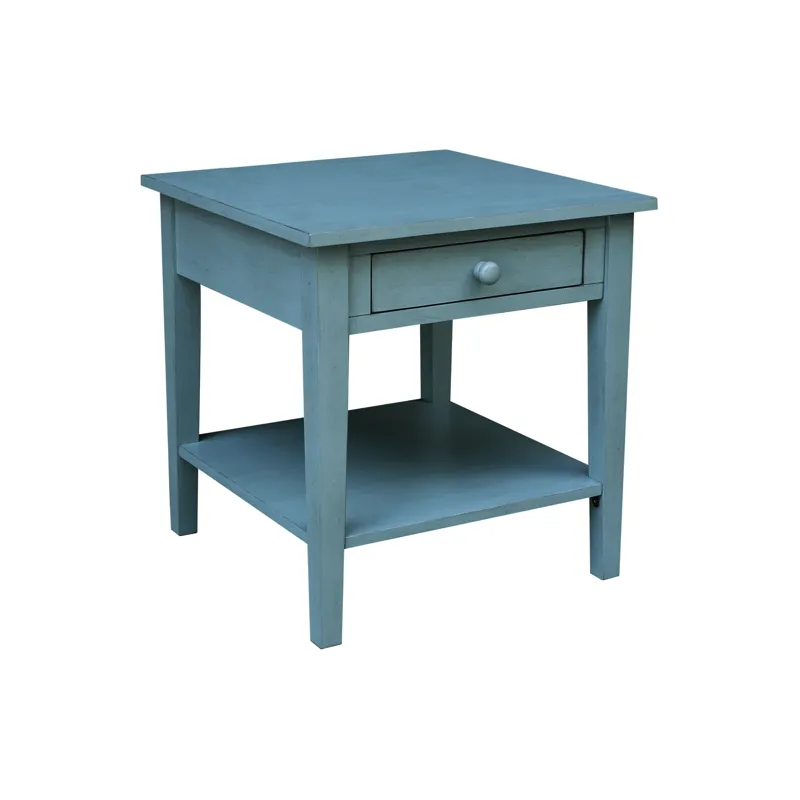 Destinations Collection - Spencer End Table in Ocean Blue