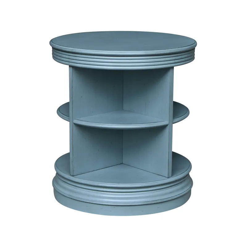 Destinations Collection - Library End Table in Ocean Blue