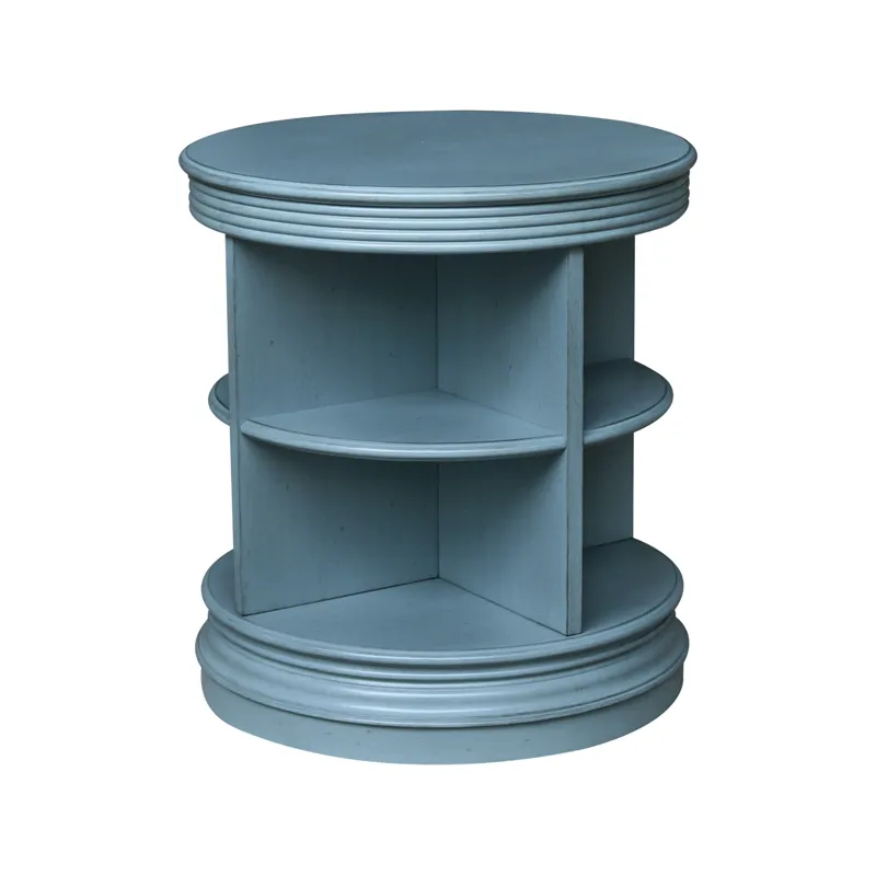 Destinations Collection - Library End Table in Ocean Blue