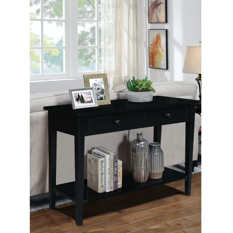 Destinations Collection - Spencer Sofa Table in Black