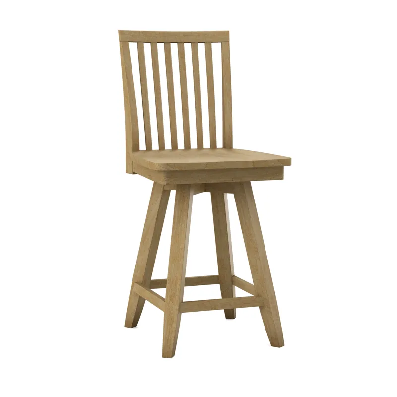 24'' Mission Swivel Counter Stool