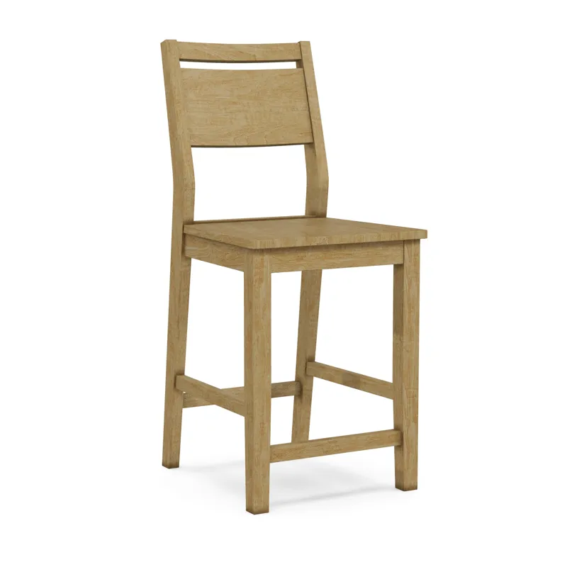 24" Aspen Panel Back Counter Stool
