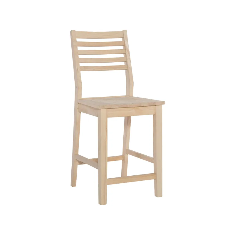 24" Aspen Ladder Back Counter Stool