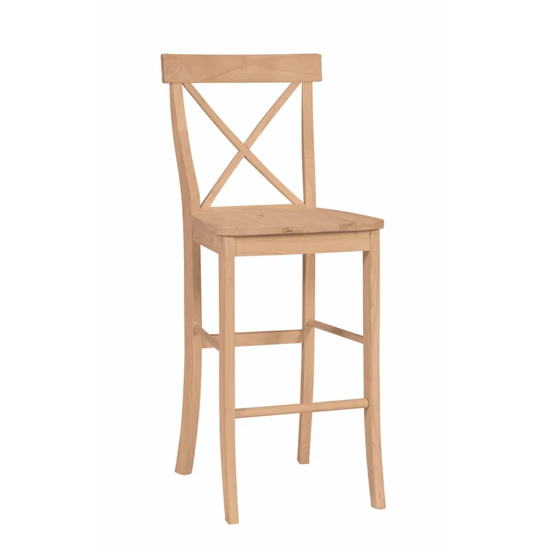 30'' X Back Bar Stool