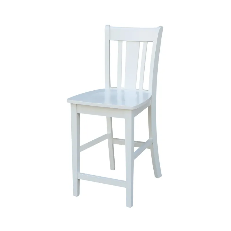 Dining Essentials - San Remo Stool in Pure White