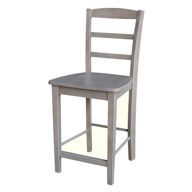 Dining Essentials - Madrid Stool in Taupe Gray