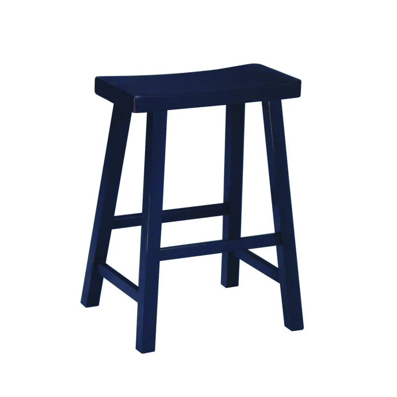 Home Accents - 24''H Saddleseat in Antique Black