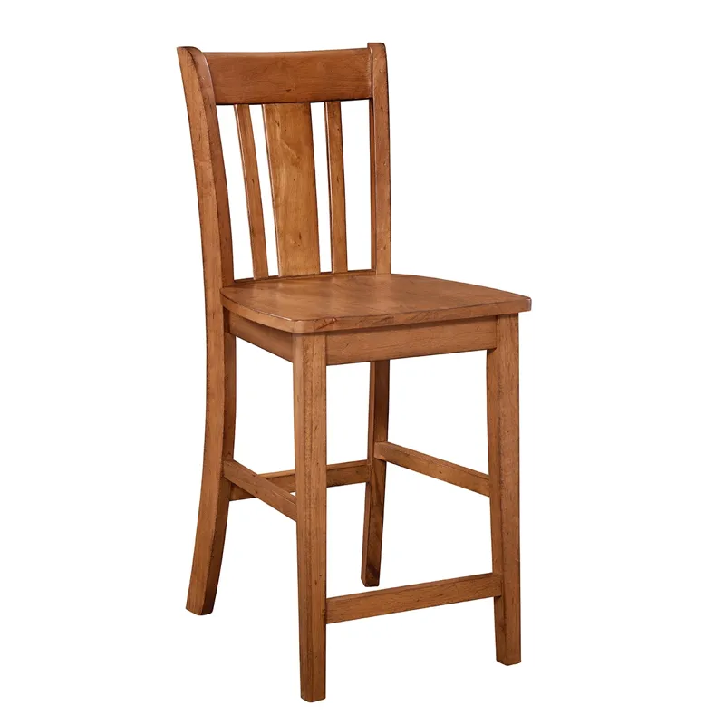 Dining Essentials - San Remo Stool in Bourbon Oak