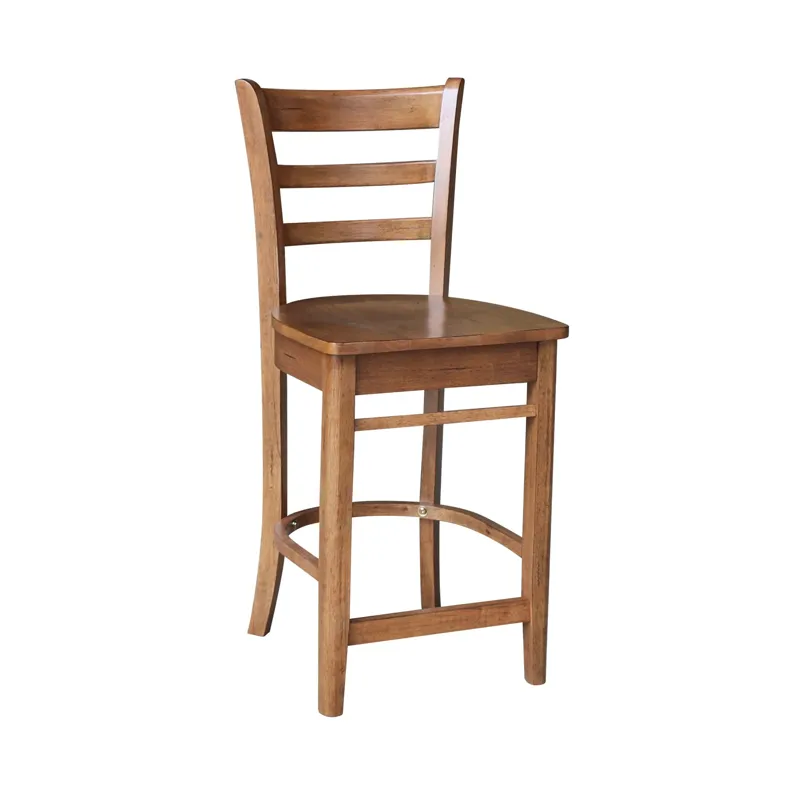 Dining Essentials - Emily Stool in Bourbon Oak