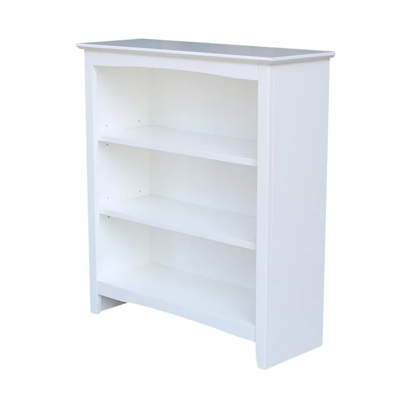 Tykes Collection -  32'' Shaker Bookcase in Pure White