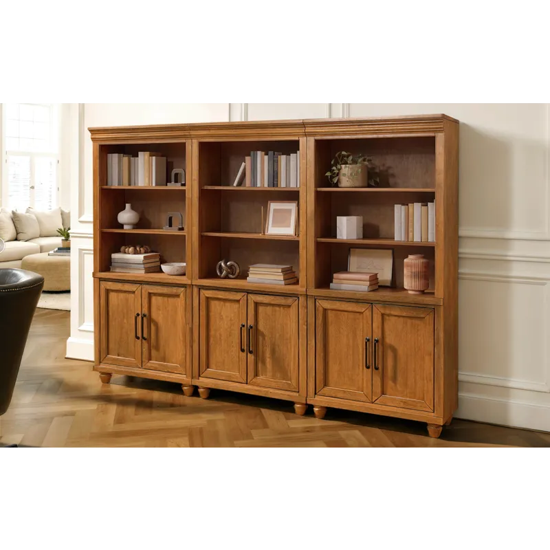 Home Accents - Vista Bookcase in Hickory