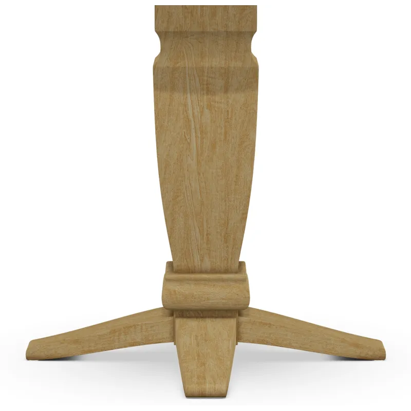 Build Your Own Pedestal Table w/ 36"H Java Gathering Pedestal for Solid Tops