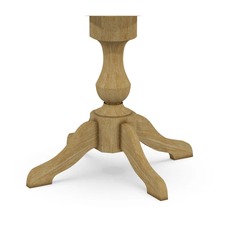 Build Your Own Pedestal Table w/ 30"H Small Pedestal for Solid Tops