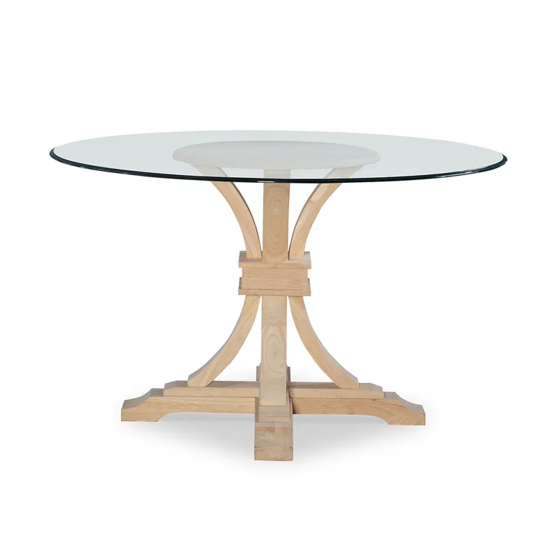 30" Flair Pedestal Base with 48" Glass Top