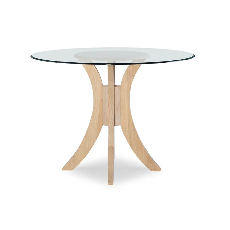 36" Sienna Pedestal Base with 48" Glass Top