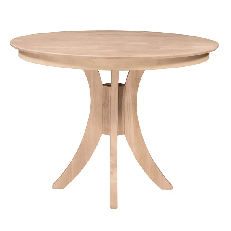 Sienna Round Solid Table Top w/ 36" Sienna Pedestal Base